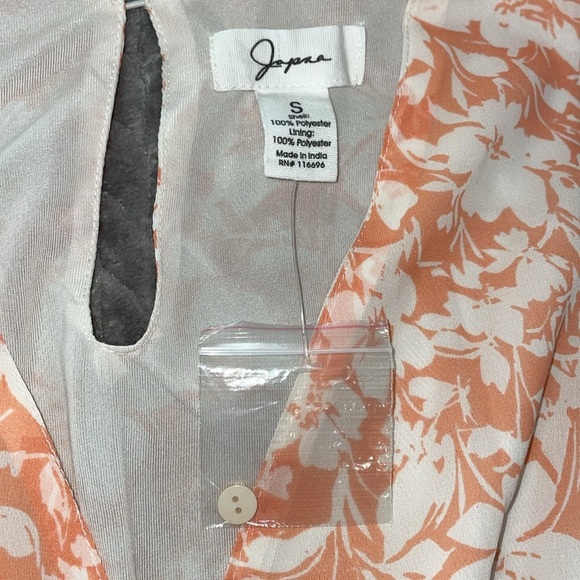 Japna Sleeveless Tiered Ruffle Mini Dress.  Size Small. - Picture 2 of 8